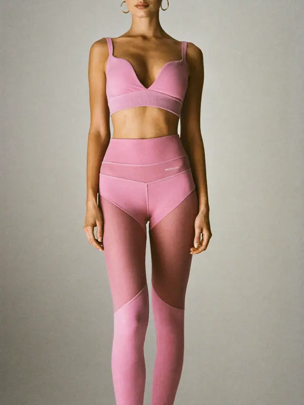 Conjunto Fitness Rosé